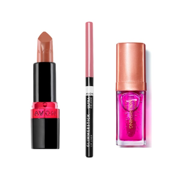 Avon's Ultimate Lip Trio - Peachy Nude