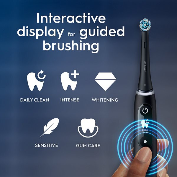 Oral-B iO6 Black Lava Electric Toothbrush + Travel Case