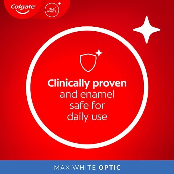 Colgate Max White Optic Teeth Whitening Toothpaste 75Ml