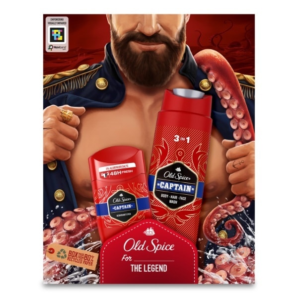 Old Spice Dark Captain 2pk Gift Set