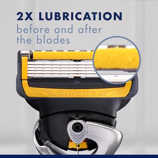 Gillette Proshield Power Men's Razor Blade Refills, 4 Count