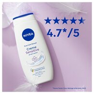 NIVEA Shower Cream Gel, Rich Moisture Sensitive, 250ml