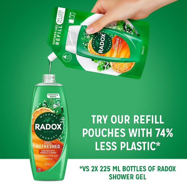 Radox Mineral Therapy Feel Refreshed Shower Gel 675 ml