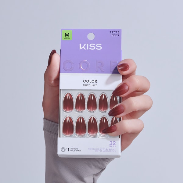 Kiss CORE Colour Nails - Pinot Noir
