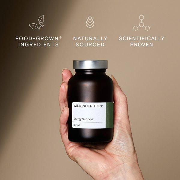 DNR Wild Nutrition Food-Grown Energy Support For All 60 Caps