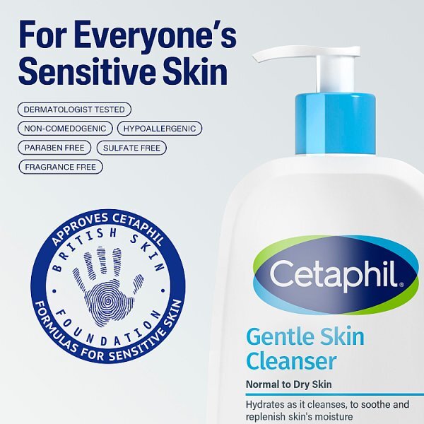 Cetaphil Gentle Skin Cleanser Face Wash & Body Wash 118ml