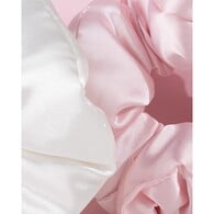 Brushworks Large Cloud Scrunchies - Pink & White