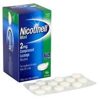 Nicotinell Lozenge Stop Smoking Aid 2 mg Mint 96 Pieces