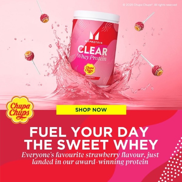 Myprotein Clear Whey Chupa Chups Strawberry Flavour 250g