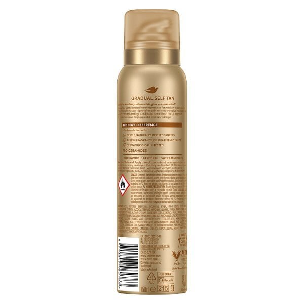 Dove Summer Revived Medium to Dark Gradual Tanning Mousse 150 ml