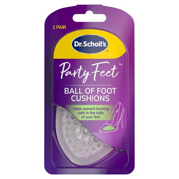 Scholl Party Gel Pads for Heels Ball of Foot Insoles