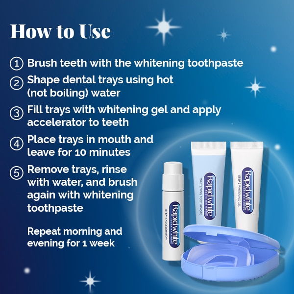 Rapid White 1 Week Tooth Whitening Power Set