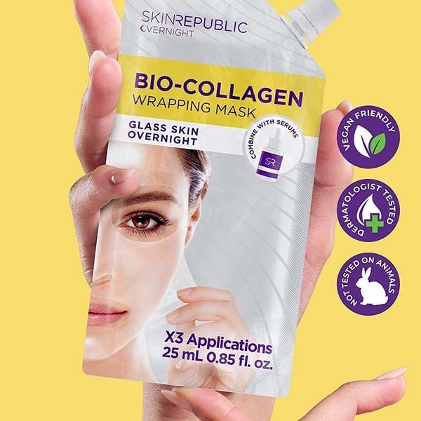 Skin Republic Bio-Collagen Overnight Wrapping Mask 25Ml