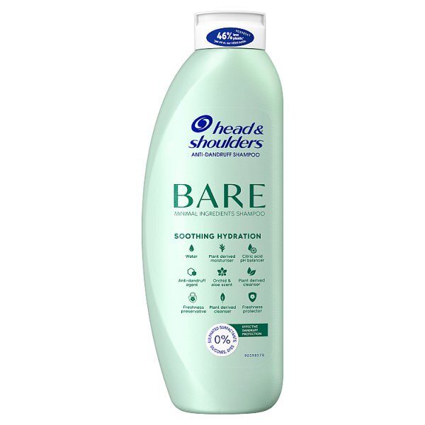 Head & Shoulders Bare Sooth Hydration Shampoo 400ML