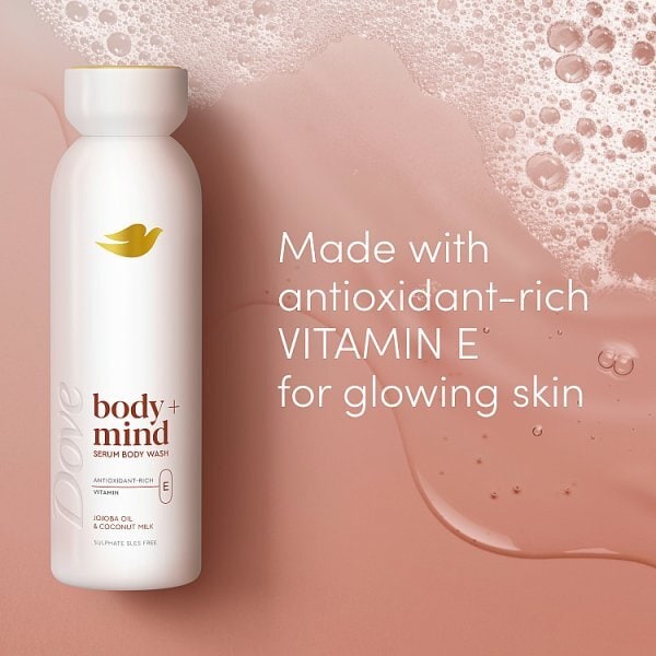Dove Body Wash Body+Mind Jojoba Oil & Coconut Milk 350ml