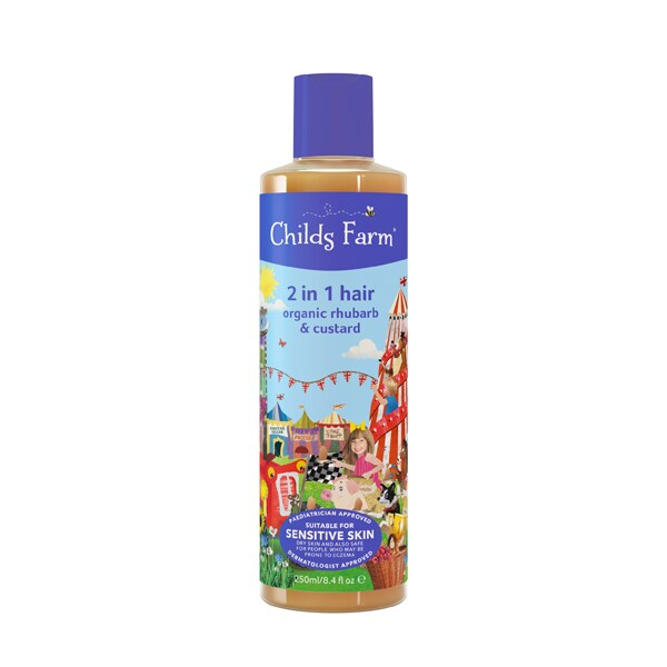 Childs Farm 2 in 1 Hair Organic Rhubarb & Custard 250ml