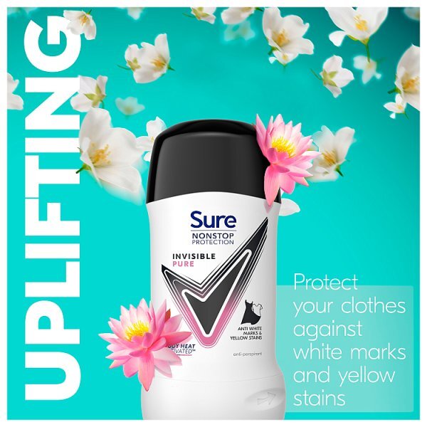 Sure Nonstop Protection Invisible Pure Anti-Perspirant Cream 50 ml
