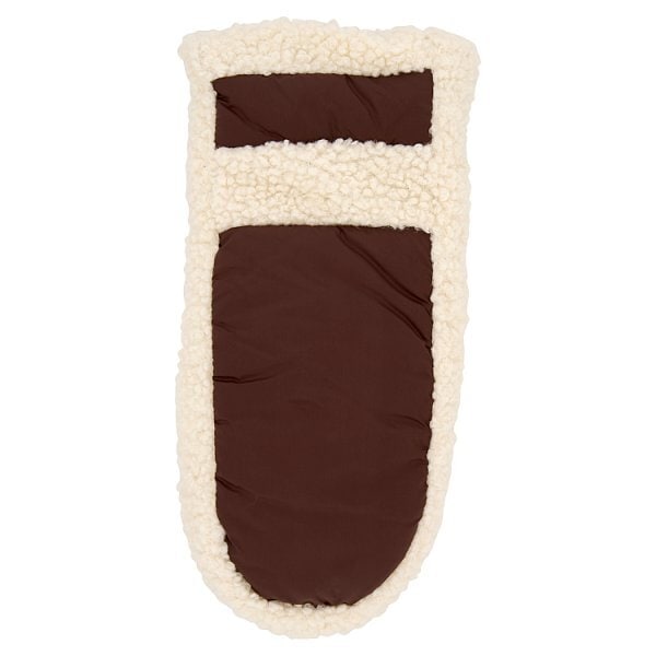 Superdrug Chocolate Gloves with Teddy Trim