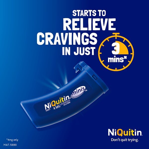 Niquitin Minis Mint 2Mg 100 Lozenges