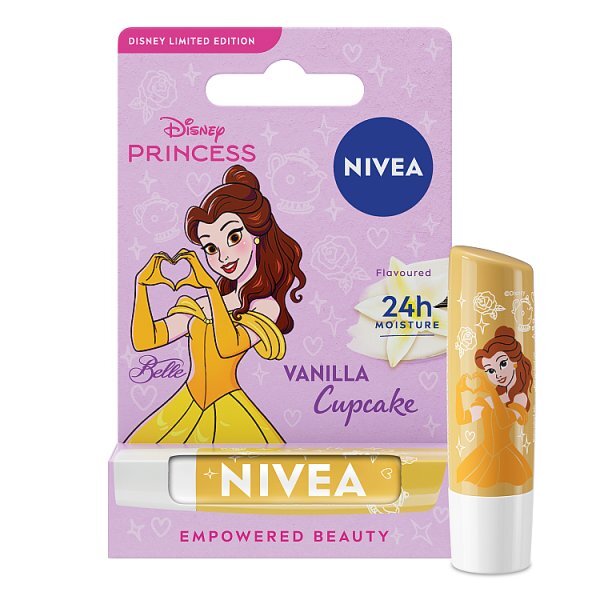 NIVEA Vanilla Cupcake Disney Belle Limited Edition Lip Balm 4.8g