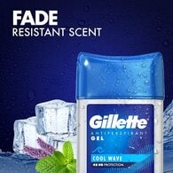 Gillette Antiperspirant Deodorant Clear Gel Cool Wave 70ml