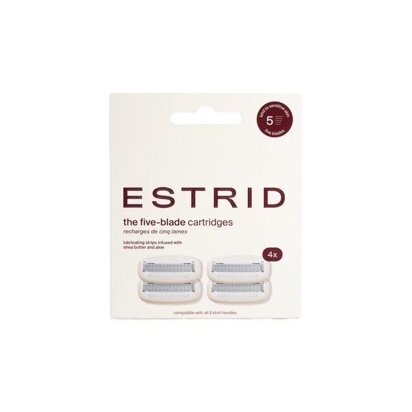 Estrid Five-Blade Cartirdges 4X
