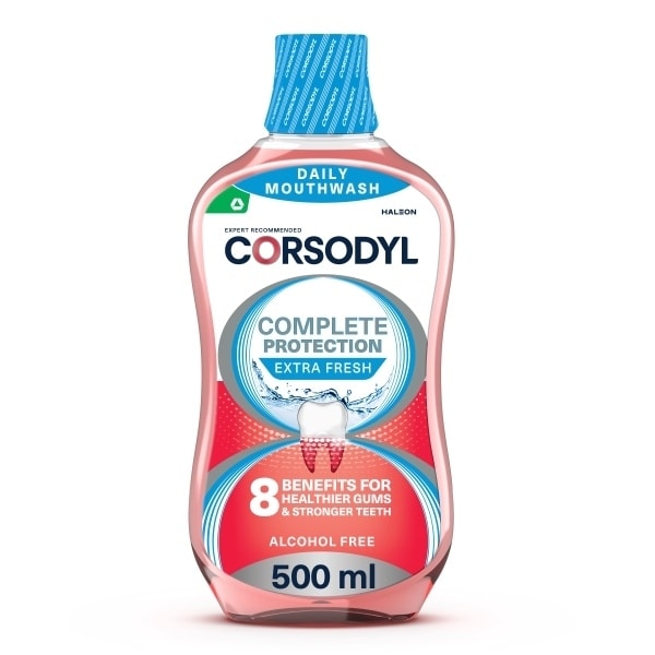 Corsodyl Complete Protection Mouthwash Extra Fresh 500ml
