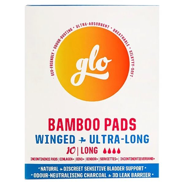 Flo Bamboo Ultra-Long Pads For Sensitive Bladder (10 Pads)