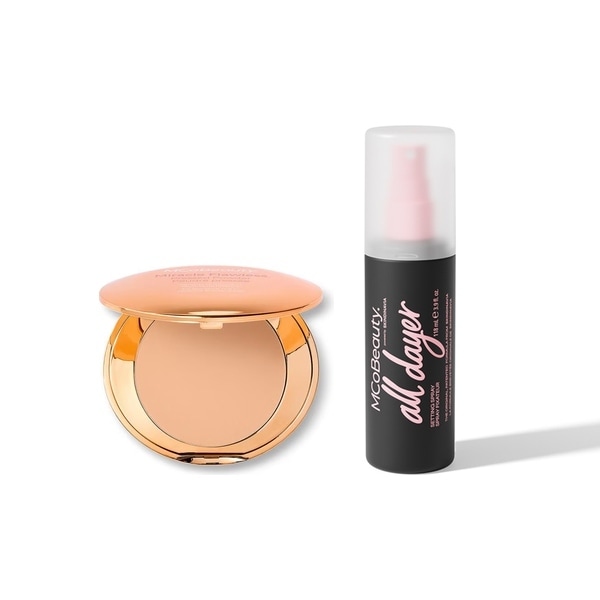 MCoBeauty Set & Stay - All Dayer & Natural Medium Powder