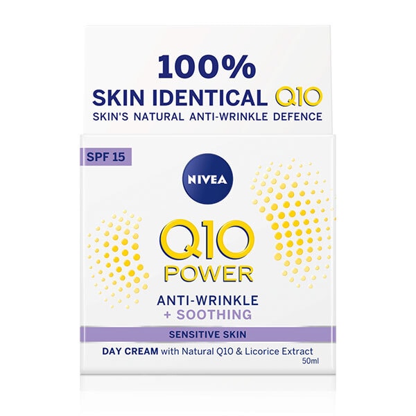 NIVEA Q10 Power Sensitive Anti-Ageing Face Cream 50ml