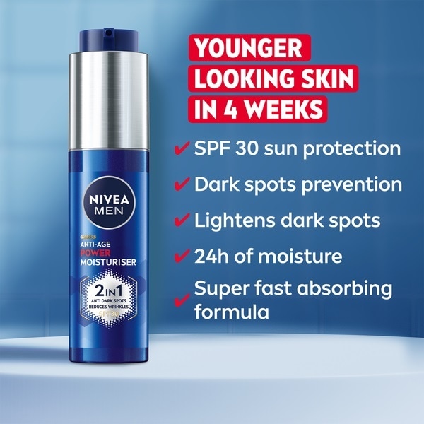 NIVEA MEN Anti-Age Power Moisturiser spf30 50ml