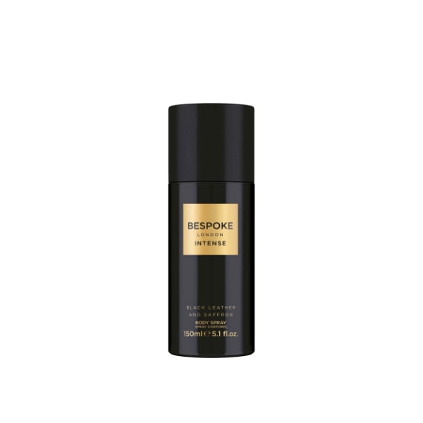 Bespoke Black Leather And Saffron Body Spray 150Ml - Intense
