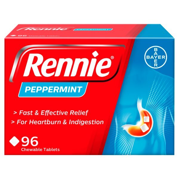 Rennie Peppermint 96 Chewable Tablets