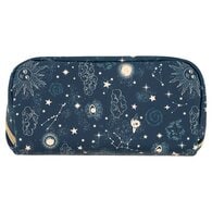 Superdrug Navy Stars Expandable Cosmetic Bag
