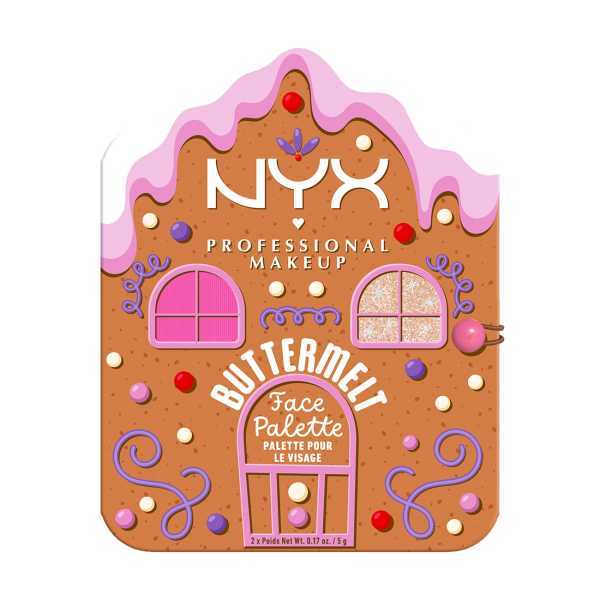 NYX Professional Makeup Buttermelt Face Palette Light/Medium