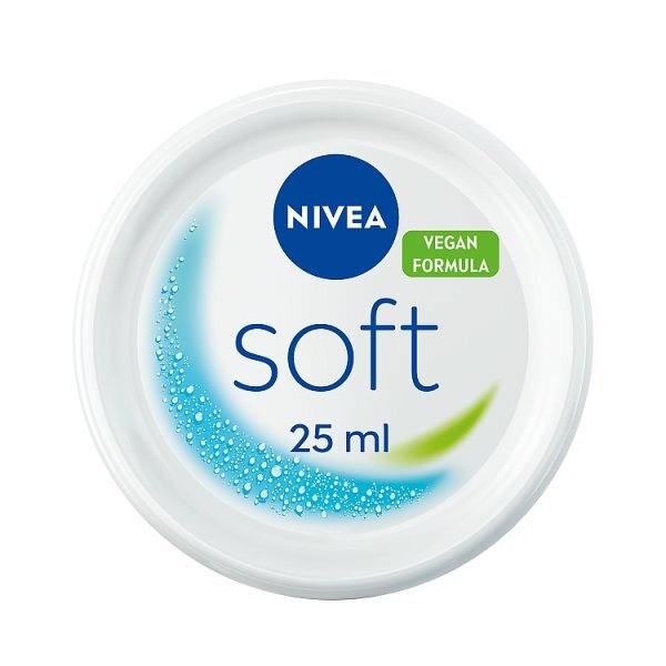 NIVEA Soft Moisturiser Cream for Face, Hands & Body, 25ml