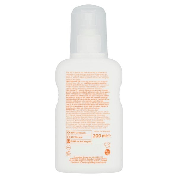 Solait Sensitive Spray SPF30 200 ml&nbsp;