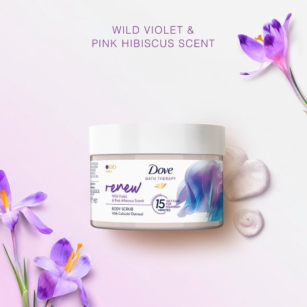 Dove Glow Body Scrub 295ml