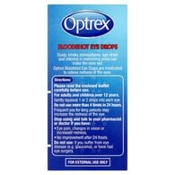 Optrex Bloodshot Eye Drops Red Eye 10ml