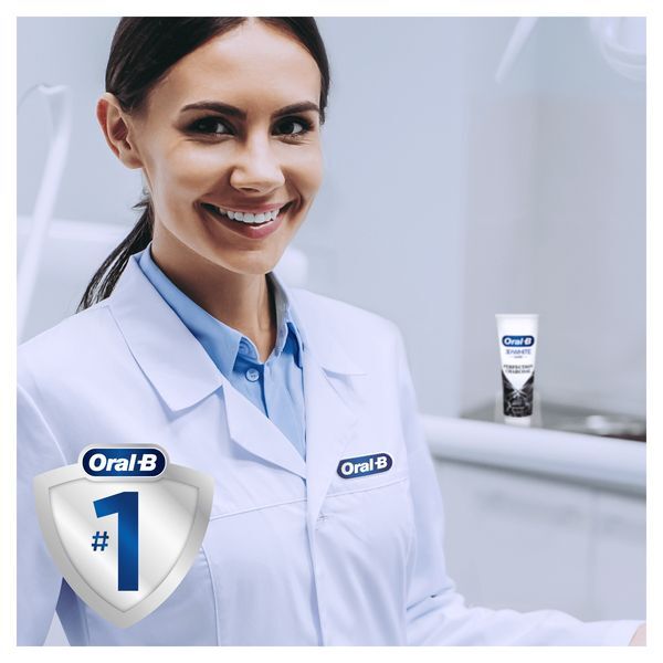 Oral B 3D White Luxe Charcoal Toothpaste 75ml