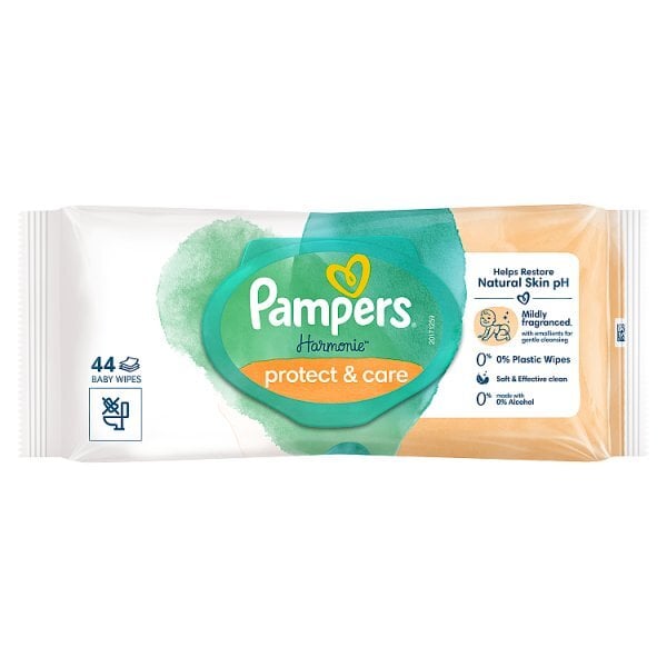 Pampers Harmonie Protect & Care Baby Wipes- 1 pack of 44 wipes