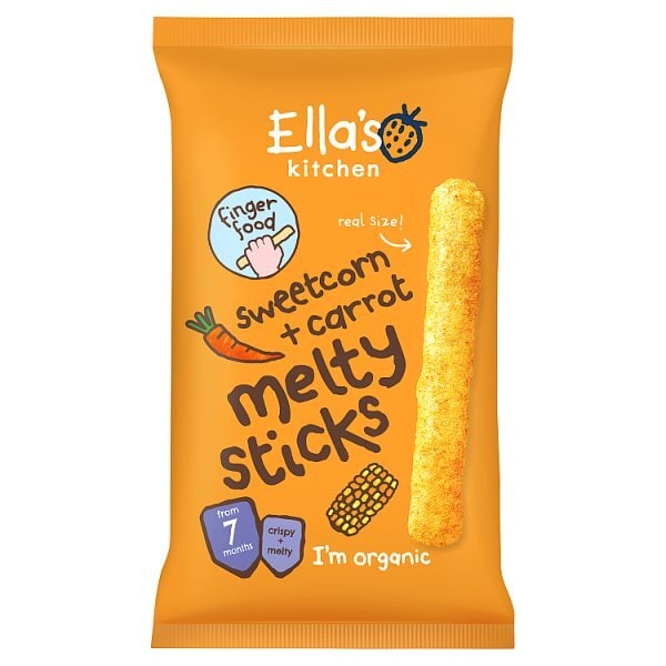 Ella's Kitchen Sweetcorn + Carrot Melty Stick 7m+ 16g