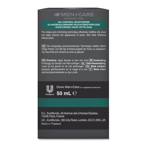Dove Men+Care Oil-Control Moisturiser 50 ml