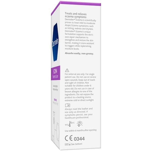 DNR Dermalex Eczema Treatment Cream For Atopic Eczema 100g
