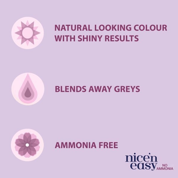 Clairol Nice'n Easy No Ammonia Hair Dye, 96 Lightest Brown