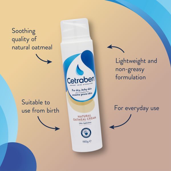 Cetraben Natural Oatmeal Cream 475G