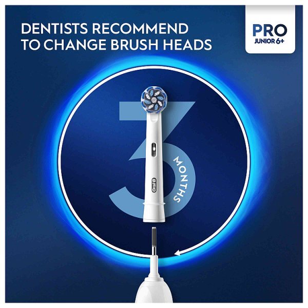 Oral-B Pro Junior 6+ Green Electric Toothbrush