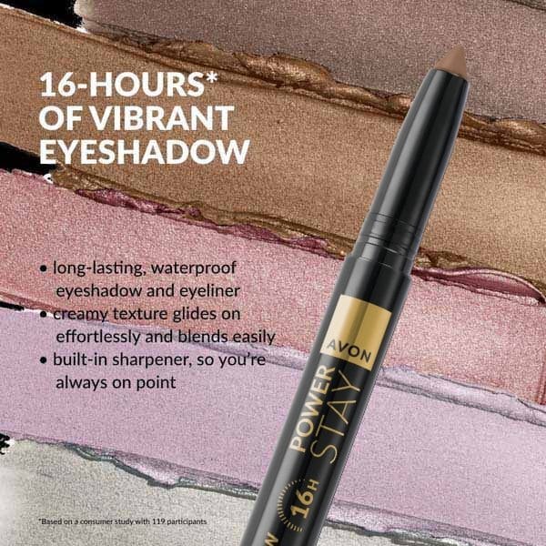 Avon Power Stay 16-Hour Shadow Stick - Burnt Caramel