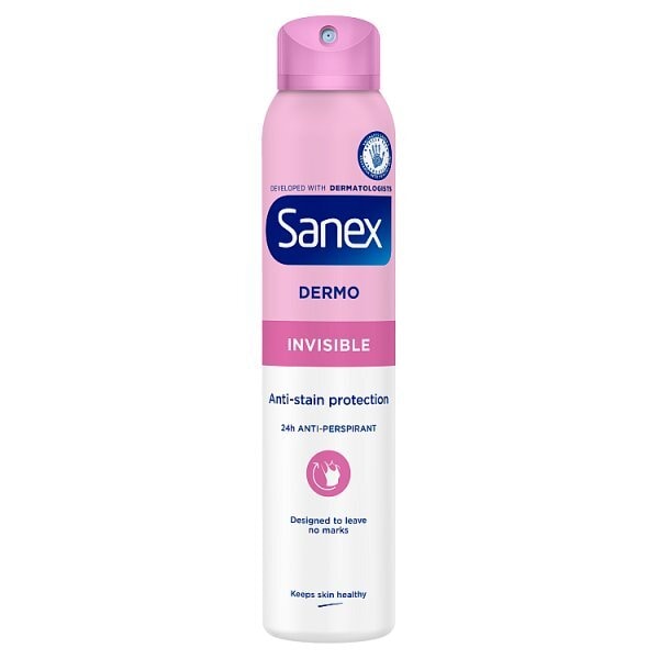 Sanex Dermo Invisible Antiperspirant Spray 200Ml