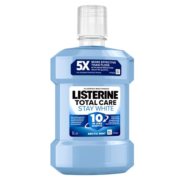 Listerine Total Care Stay White 1L